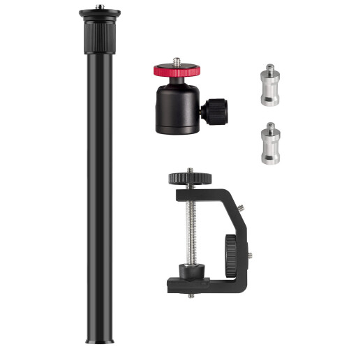 Tabletop C Clamp Mount for DSLR Camera Ring Light Video-PTZ set