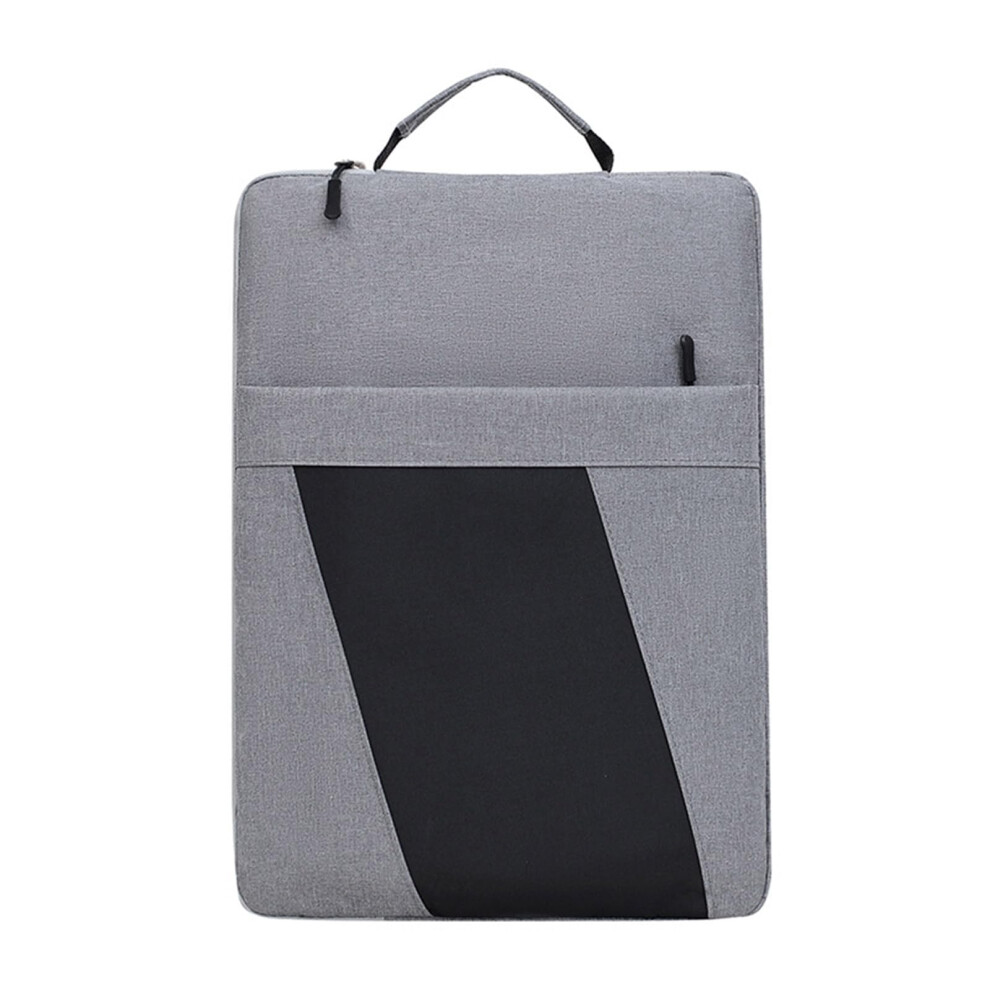 Laptop Carrying Case With Handle Waterresistant Sleeve 12/14/15 Inch H Gray 9347817788143