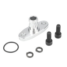 Easy Installation Turbo Oil Drain Return Flange Billet Aluminum Flanges Will Not Deform Or Leak For T3 T4 Turbocharger CNC Machined Stronger In