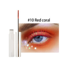 Mascara anti-bavures, formule nourrissante pour des cils plus sains, rĂ©sistant Ă l'eau, sĂ©chage rapide, 12 couleurs vibrantes pour s'adapter Ă
