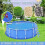 Pool Pad Round Pool Floor Mat Blue 3 Meters PunctureProtection Padding For Decking, Poolside, Backyard, Camping 4