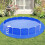 Pool Pad Round Pool Floor Mat Blue 3 Meters PunctureProtection Padding For Decking, Poolside, Backyard, Camping 2
