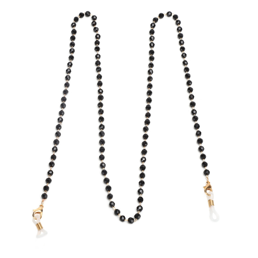 Stylish Glasses Necklace Lanyard for Eyewear Holders, Beaded Eyeglass Necklace Cord with Multi-function Chain, Universal Size Hanging Comfortably Desi