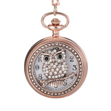 Taschenuhr im Adler-Design mit Kette im Vintage-Stil, Quarzwerk, batteriebetrieben – ein tolles Geschenk! Einzigartiges Designkonzept symbolisiert