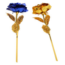 Everlasting24K guldfolie rose, håndlavet romantisk gave med elegant emballage, ikke-falmende kunstig blomst ideel til Valentinsdag-jubilæum