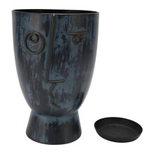 Ensemble de pots de fleurs légers et résistants, drainage par le fond personnalisable, design charmant, pour herbes aromatiques et fleurs de jardin.