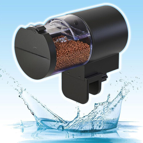 Automatic Fish Feeder 100ml Container MoistureResistant Auto Feeder For Betta Shrimp Turtle Pond Tank Travel 1