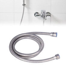 Stainless Steel Shower Hose 148cm Flexible, Easy Install for Bathroom
