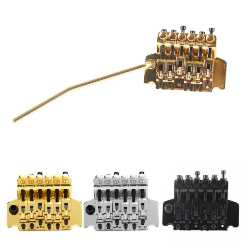 Γέφυρα Tremolo για ηλεκτρική κιθάρα, σέλες από vintage λυγισμένο χάλυβα και μπλοκ 2