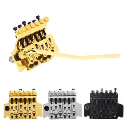 Γέφυρα Tremolo για ηλεκτρική κιθάρα, σέλες από vintage λυγισμένο χάλυβα και μπλοκ 1