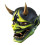Μάσκα Samurai Oni, Ιαπωνικό Hannya Horror Cosplay Prajna Ghostface Σιλικόνης Αποστράγγιση Ταχείας 6