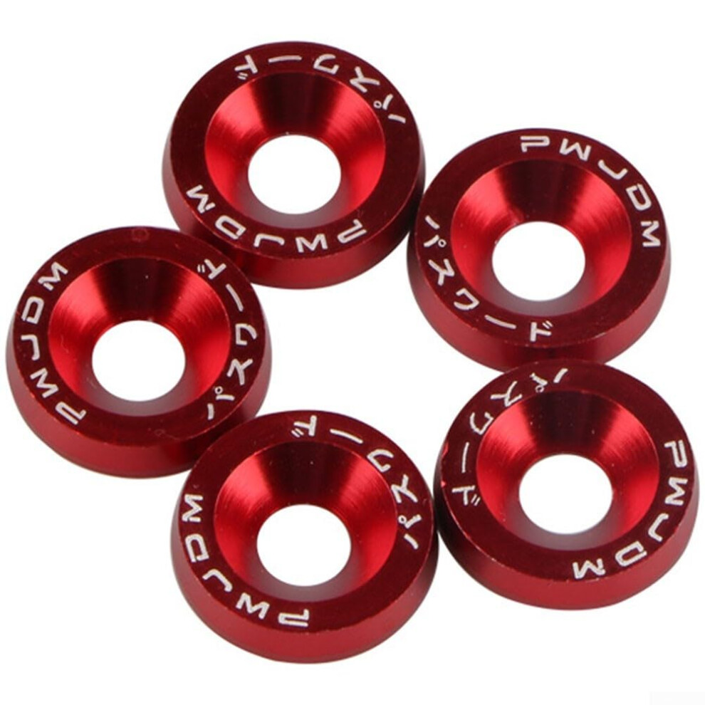 M6 Gasket Screws With Washers For Motorcycle License Plate Frame Iron And Aluminum Reusable Fasteners 9347817788655