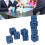 10pcs Blue 6-Sided Acrylic D6 DND Dice Set for Table Games 1