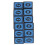10pcs Blue 6-Sided Acrylic D6 DND Dice Set for Table Games 13