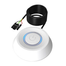Computer Desktop 1.8m PC Motherboard External Start Power LED Light Button Extension Cable Round Startup B