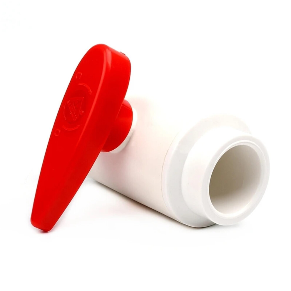 Pvc Ball Valve 20Mm White For Garden Irrigation And Plumbing Â Leakproof Durable Tap Connector 9053599085379