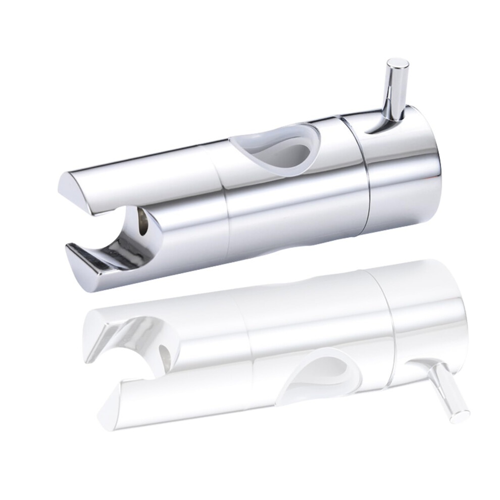 Shower Bracket Universal Adjustable Rotating Wall Mount Abs Plastic Silver 9187378561584