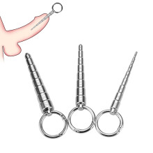 BDSM Stainless Steel Urethral Dilators, Urethral Probes, Prostate Stimulation, Color L Sounding Toys For Men