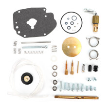 Schwimmernadel- und Sitzset für Vergaser, Sitzset für S&S-Vergaser der E-Serie mit Metall- und Gummikomponenten, hochbelastbarer Kraftstoffeinlass
