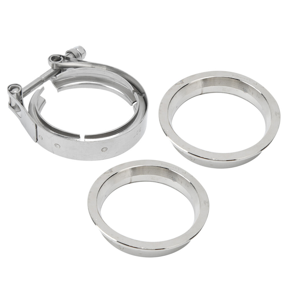 Turbo Exhaust V Band Clamp Rustproof Stainless Steel Quick Release Design Intercooler Systems Universal Fit For Most Automobile Exhaust Pipes 9138057944013