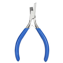 Instrument de ceasornicar curea din piele clește confortabil cu nas îndoit material din aliaj durabil consumabile pentru fabricarea bijuteriilor