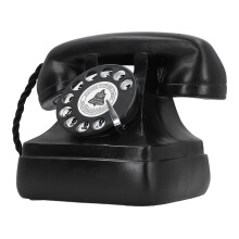 Kablet bordtelefon med trykknapp Justerbar volumkontroll Retro fasttelefon Vintage kablet telefon Energibesparende Miljøvennlig