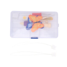 Magic Embroidery Pen Tool Kit, Adjustable Punch Needles With Finger Protectors For DIY Sewing And Hand Craft Backstitch Creation