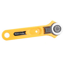 Quality Rotary Cutter For Fabric Sewing Tool, Cut Through Multiple Layers With Sharp Rolling Blade Suitable For Left Right Hand Use