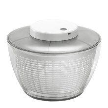 Electric Salad Spinner 6L Vegetable Dryer USB Rechargeable Fast 10s Dehydration NonSlip Base
