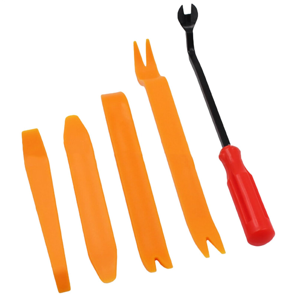 Door Trim Removal Tool Pry Stick Set For Automotive Body Panel Removal, Dashboard And Boat Interior, Professional Mechanical Yellow 9199774195485