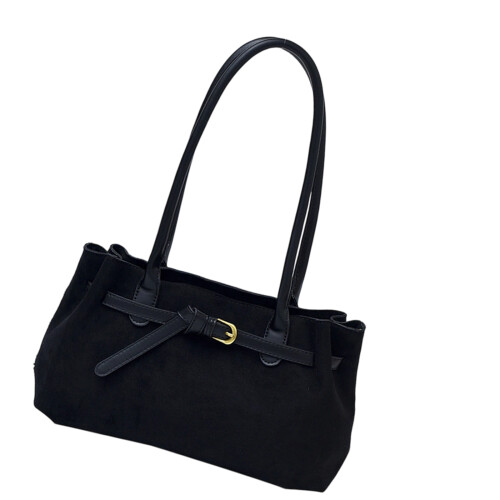 Moderne Unterarmtasche, Retro-Handtasche, leichte-Schwarz