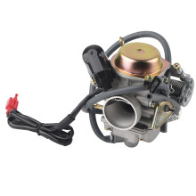 Metallforgasser for 4-taktsmotorer elektrisk choke kompatibel med GY6 125cc150cc scootermopeder forgasserutskiftning stabil ytelse luft