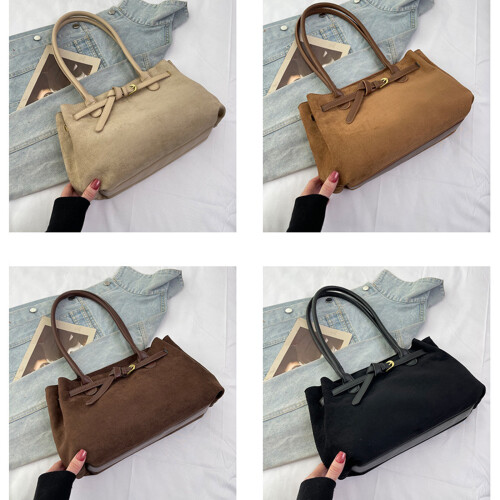 Moderne Unterarmtasche, Retro-Handtasche, leichte-Schwarz 1