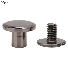 Leather Rivets With Zinc Alloy Core Anti Rust Fasteners For DIY Crafts Easy Installation Wide Application In Decorating And Repairing Canvas Belts