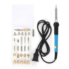 Creative Tools Wood Burner Set With 27 Interchangeable Tips Adjustable Temperature Up To 450 For Artwork Creation, Multifunctional Use On Wood