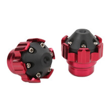 2pcs CNC Aluminum Alloy Motorcycle Frame Sliders for Crash Safety Universal Fit