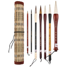 Calligraphy Brushes Chinese Calligraphy Brushes Detail Paint Brush with Organizer Bag Watercolor Brush Set of 7PCS