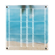 Magnetic Seashell Display Box, Seashell Storage Box Decorative Box for Seashell Starfish Trinket, Bead, Nail, Jewelry A