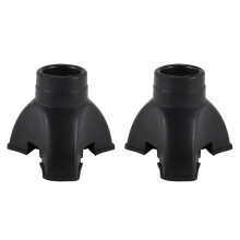 2X Walking Stick End Tripod KANTSIPs SjäLvståEnde Gummi HALKHÅLLBAR ÄNdbotten