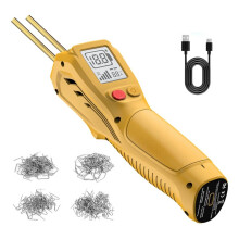 Handheld Wireless Charging Plastic Welding Tool Hot Stapler WelderGun Car Bumper Repair Tool with 200pcs Staplers Yellow
