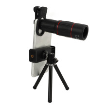 Handykamera-Objektiv-Set 28x HD-Teleobjektiv & 198 Ultraweitwinkel-Fischaugenobjektiv