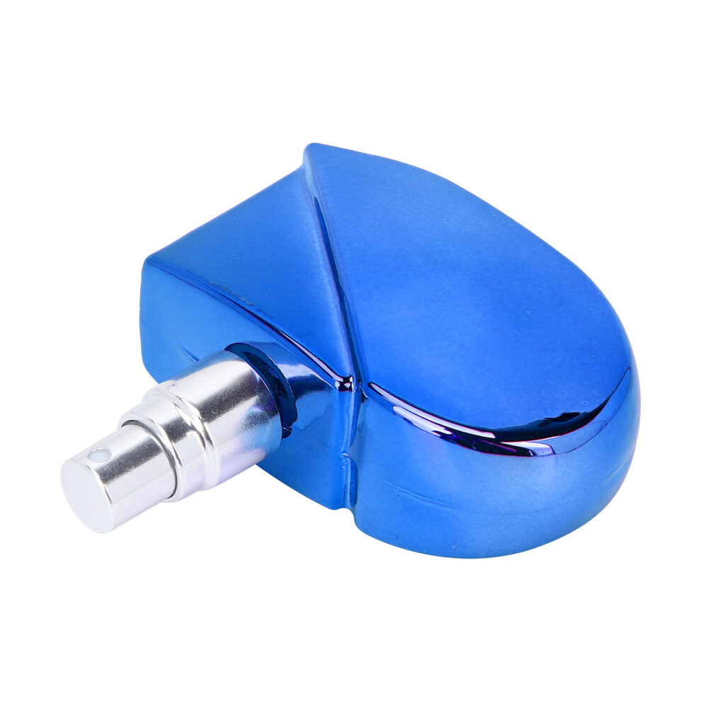 Blue Heart-Shaped Refillable Perfume Bottle 25Ml Portable Glass