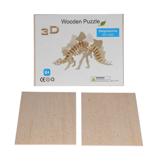 EarlyLearning 3D Wooden Puzzle Bundle Set for Ages 6+ Brain Teaser Toy 1