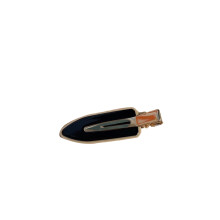 Snap Hair Barrettes for Women, Suitable For All Hair Types Hand Polished Resin, French Style Side Slide-In Metal Snap Pin Hair Accessories With Good Q