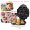 Mini Donut Maker Electric NonStick with Temperature Control Makes 7 Doughnuts for Kids 2