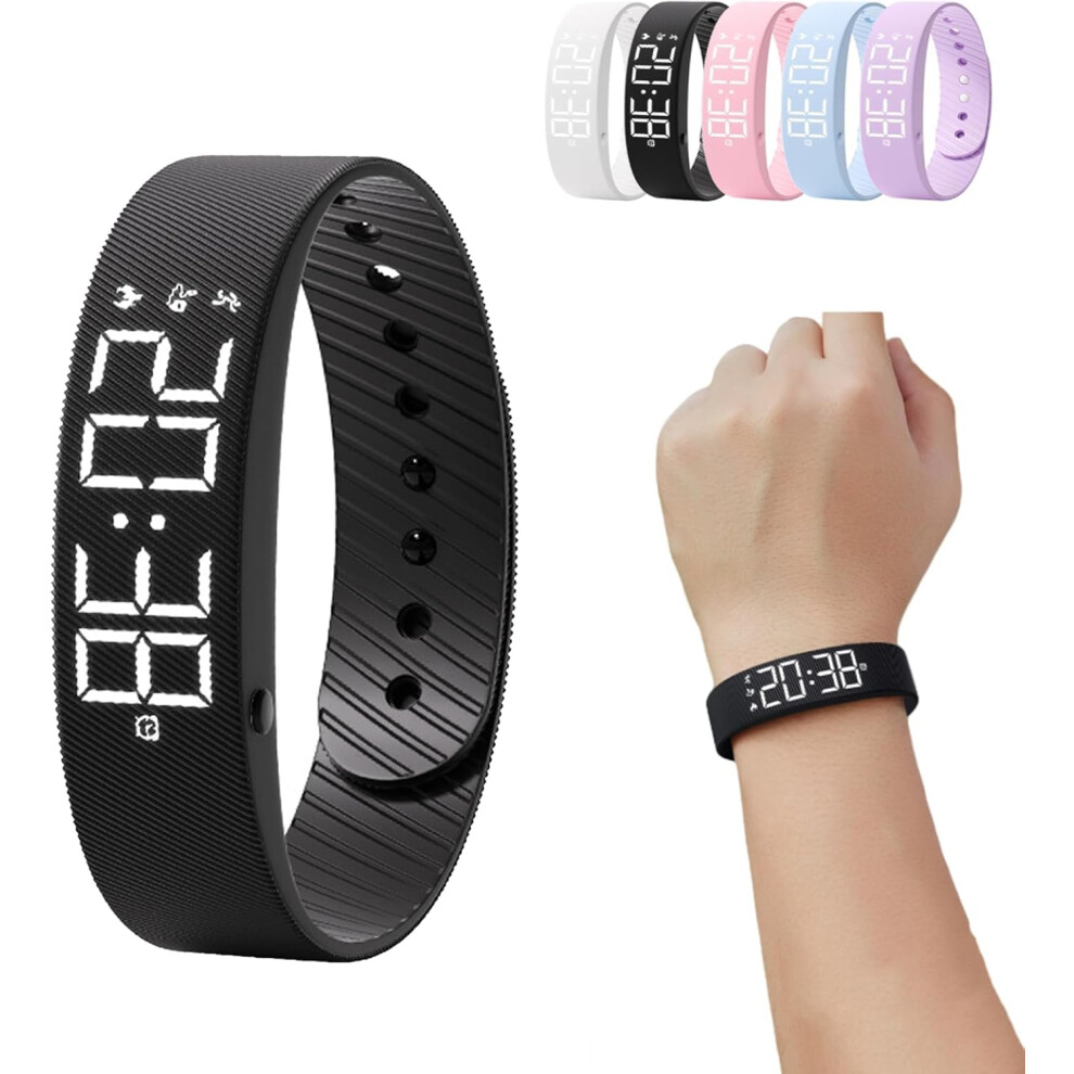 Alarm Clock Watch Pro Version 2025 Deep Sleep Silent Vibration Wake Up Bracelet Snooze Unisex Smart Watch 9347817789966