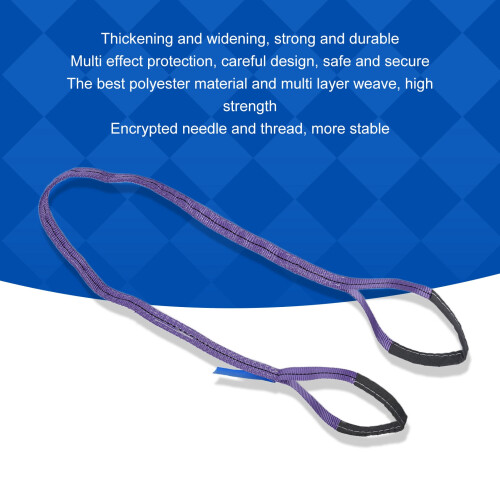 1T Load Heavy Duty Polyester Webbing Straps 4m Colorful Sling 2