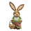 Handgewebte Hasenfigur aus Gras, Osterhasenfigur, Ornament-33cm 1