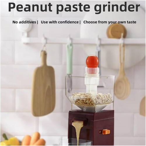 Nut Grinder 500ml Capacity 110V Peanut Butter Maker Non Slip Base For Home Kitchen 1