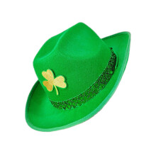 Eleganter Patricks Day Cowboyhut, maschinenwaschbar,-B